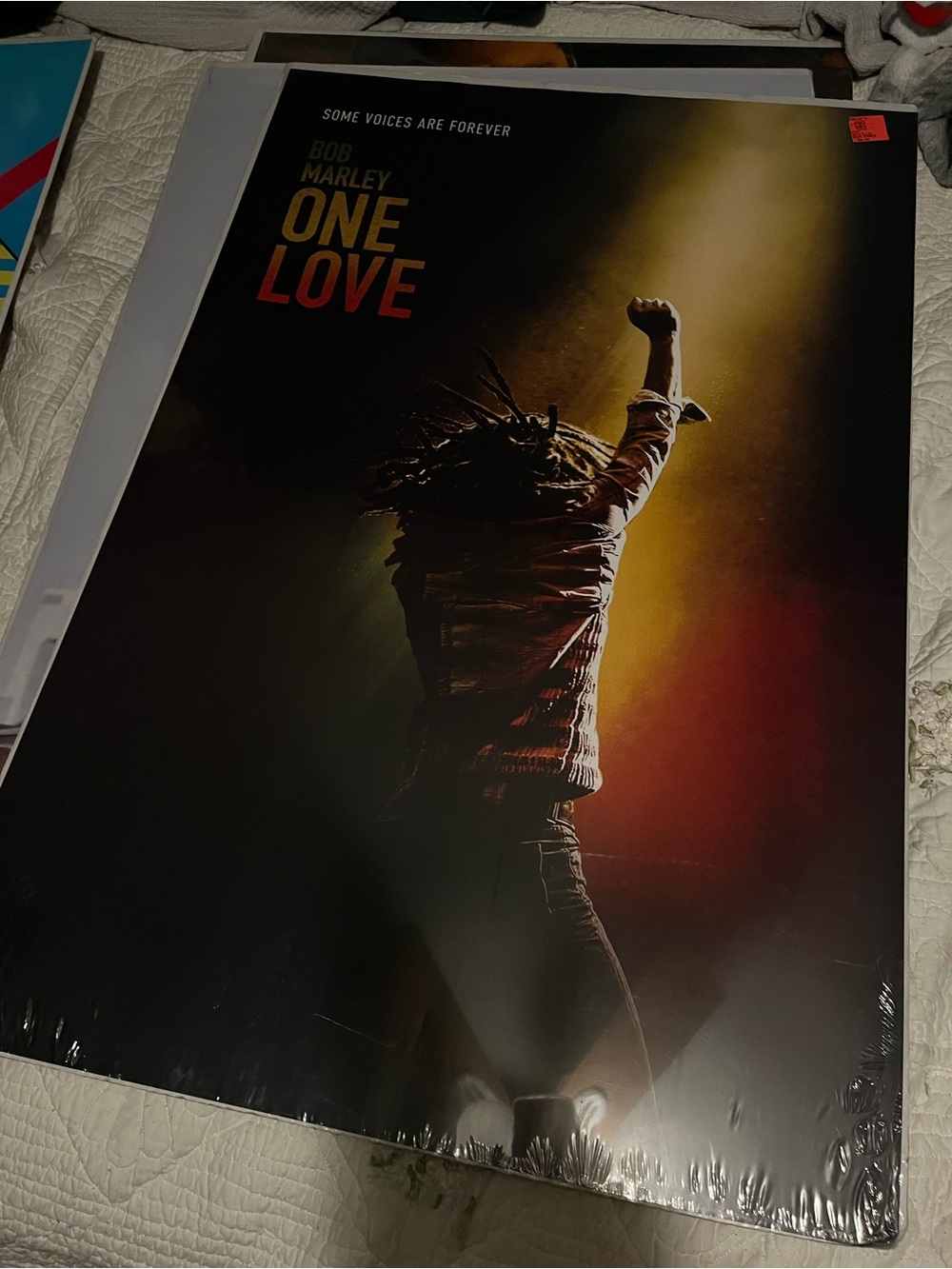 One Love Wall Art Poster - Black/Yellow/Red
